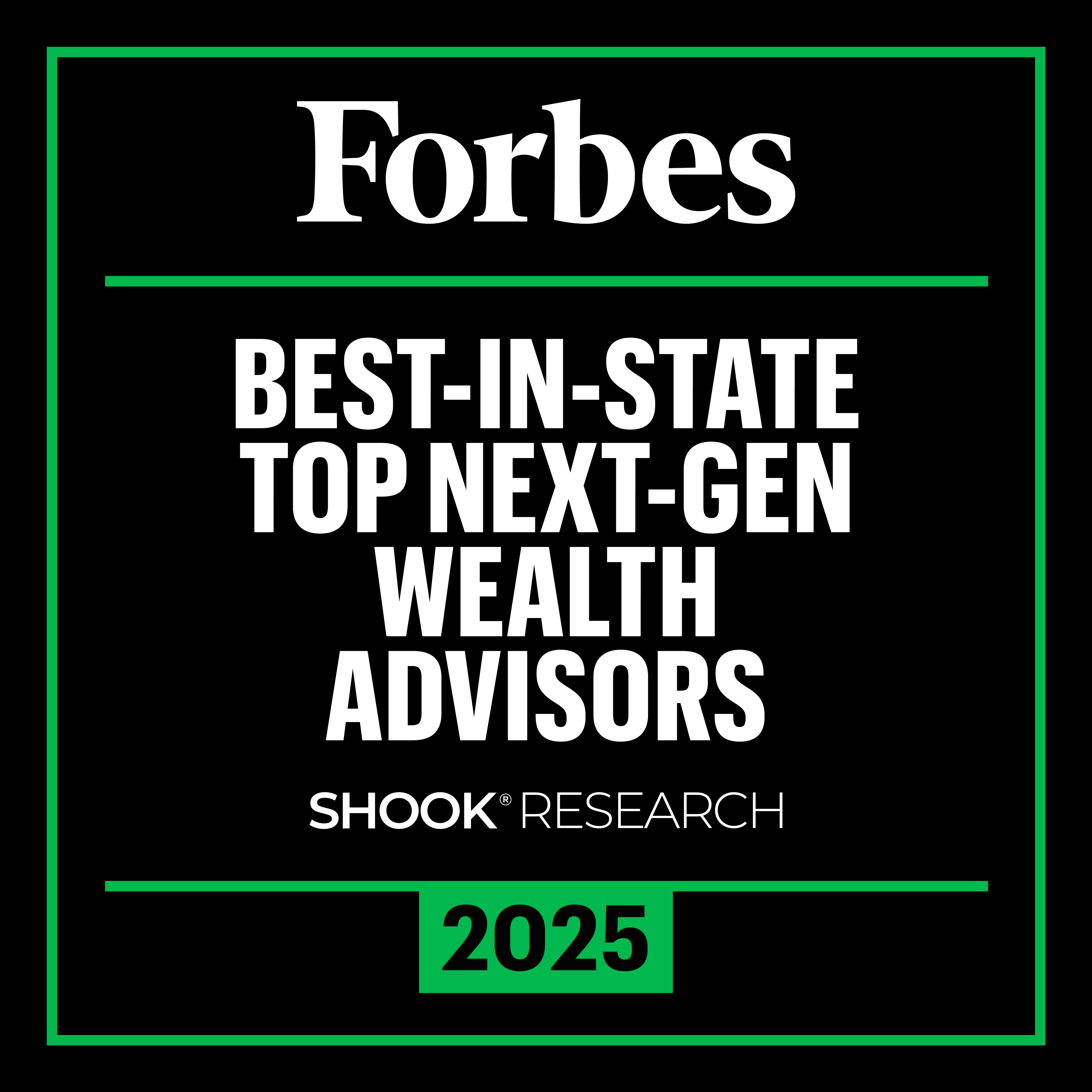 Forbes Top Next-Gen Wealth Advisor Best-In-State Award